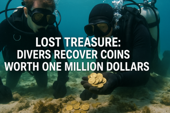 Lost Treasure: Divers Recover Coins Worth One Million Dollars